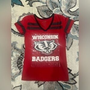 Wisconsin badger woman’s size small t shirt